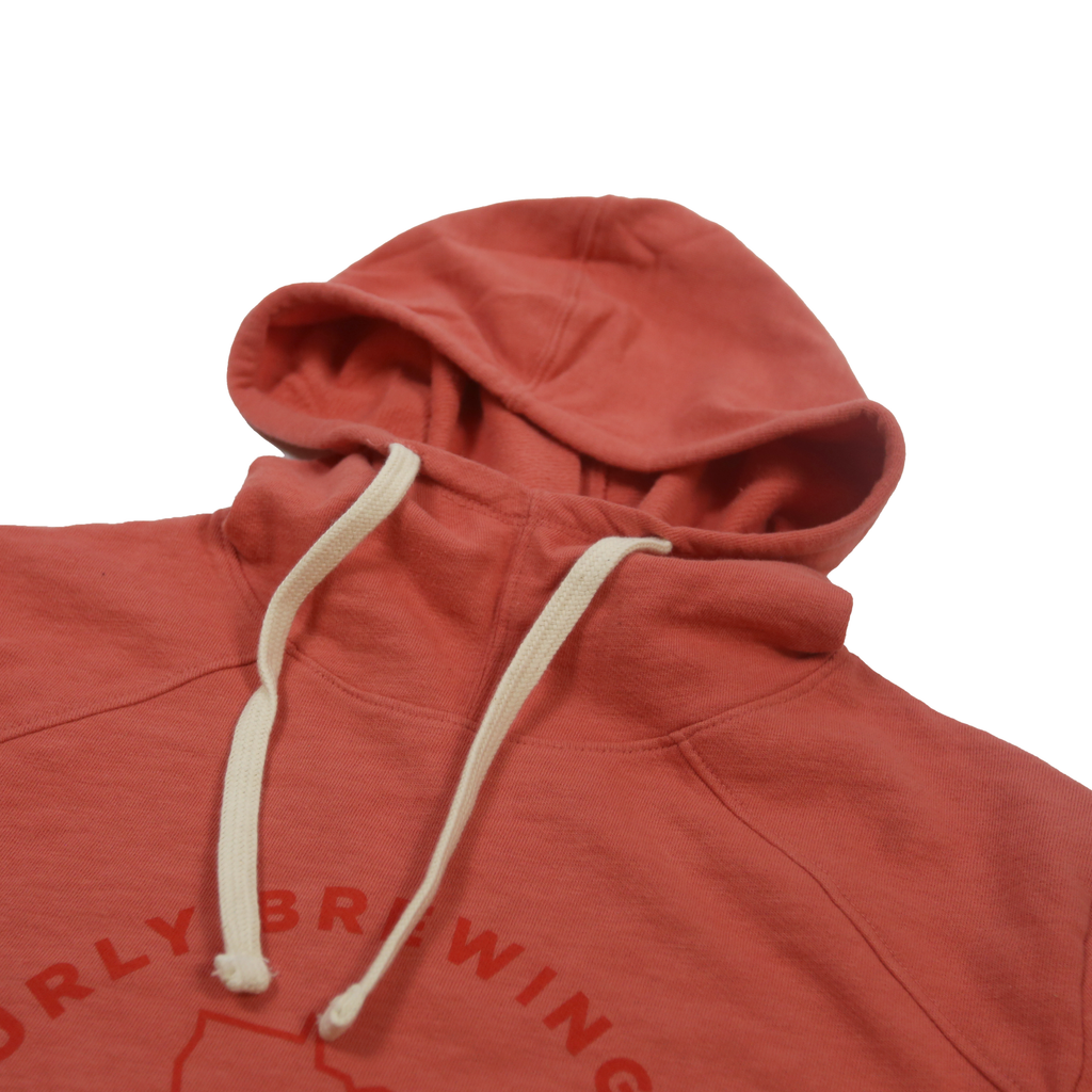 Women's State Circle Pullover Hoodie - Terracotta