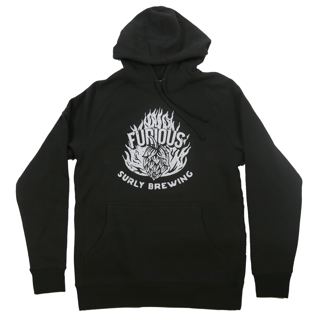 Furious Fire Hop Pullover Hoodie - Charcoal