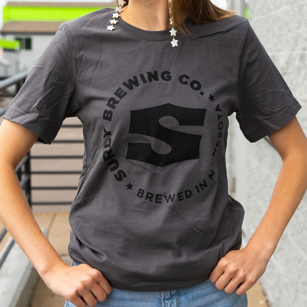 S Logo Tee - Gray