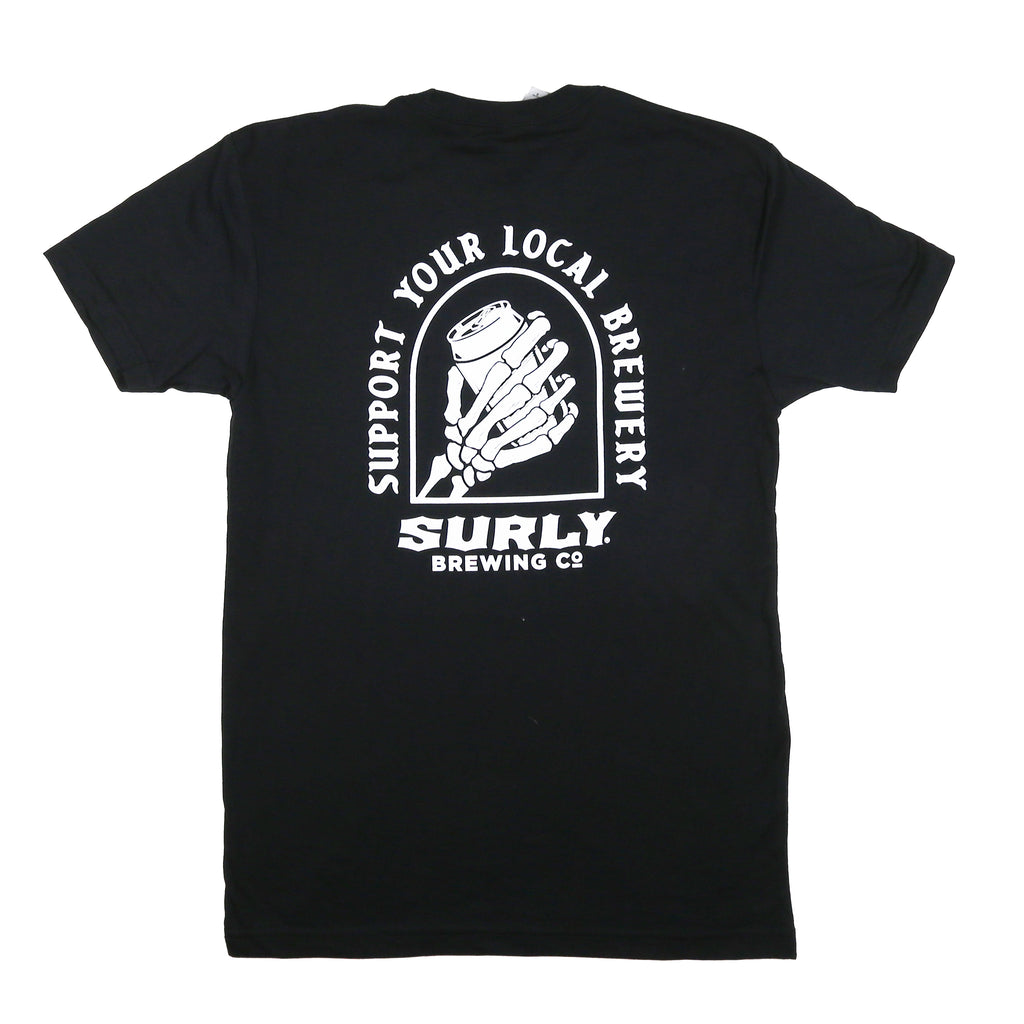 Support Your Local Brewery Tee - Black | Surly Brewing Co.