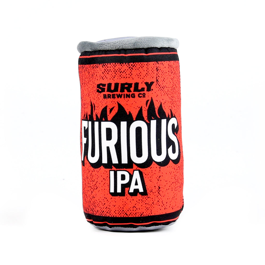 Surly Furious Beer Can Dog Toy