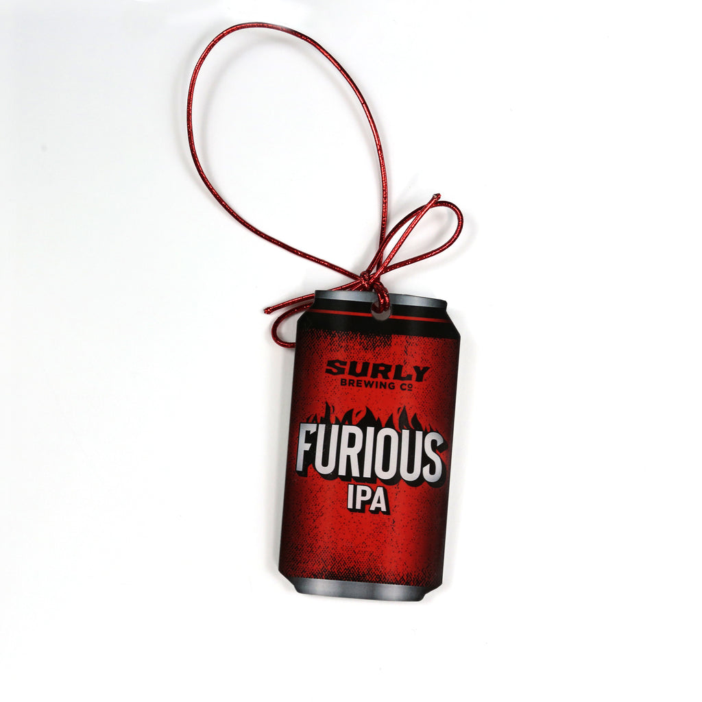 Surly Furious Beer Can Ornament