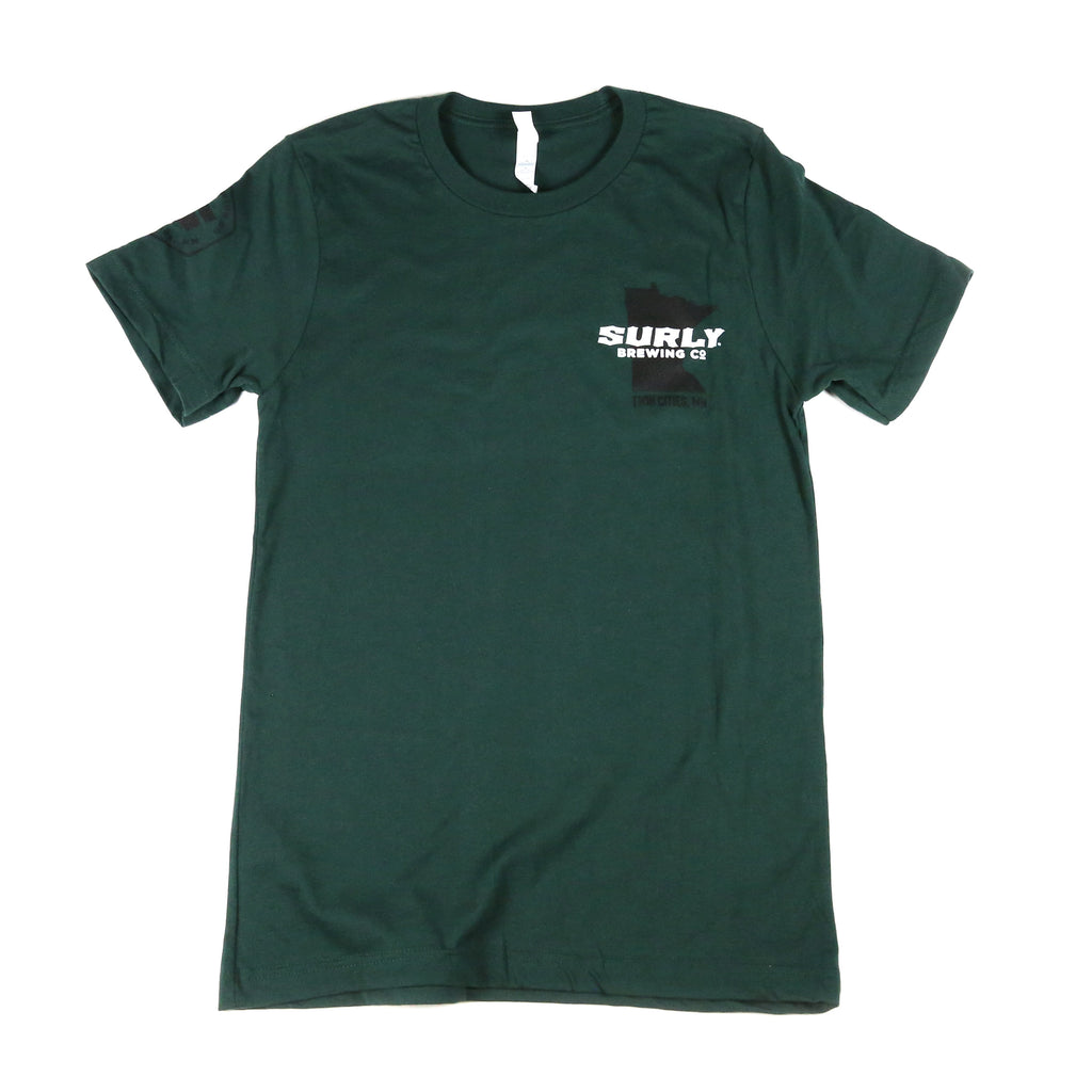 Surly MN State Tee - Forest Green
