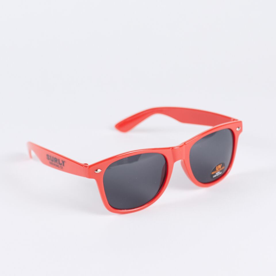 Text Logo Sunglasses - Red