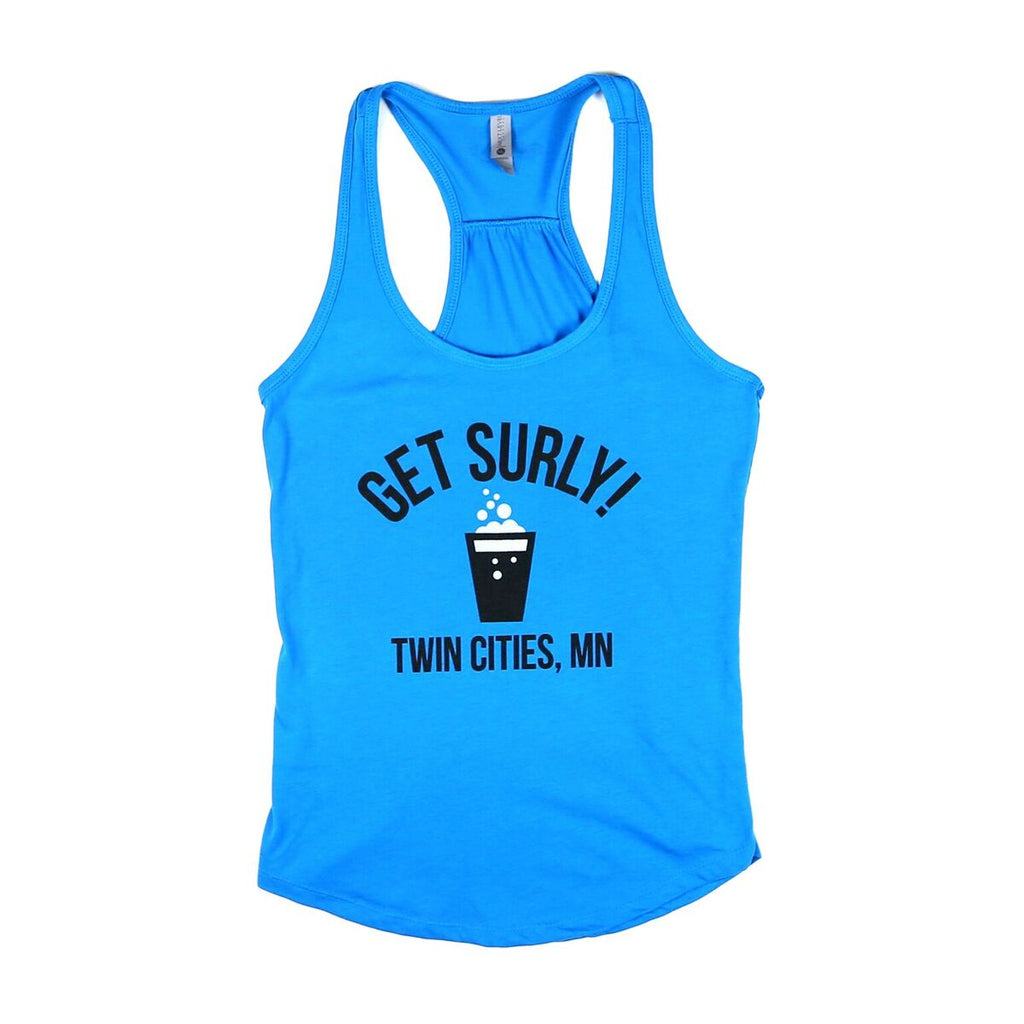 Women's Get Surly Tank - Turquoise