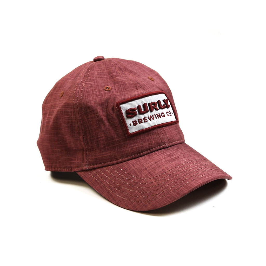 Recycled Surly Text Hat - Burgundy